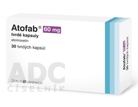 Atofab 60 mg. 30 capsules